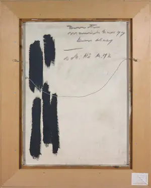 Klaas Boonstra - Olieverf / structuurverf op board, Abstracte compositie - Ingelijst kopen? Bied vanaf 100!