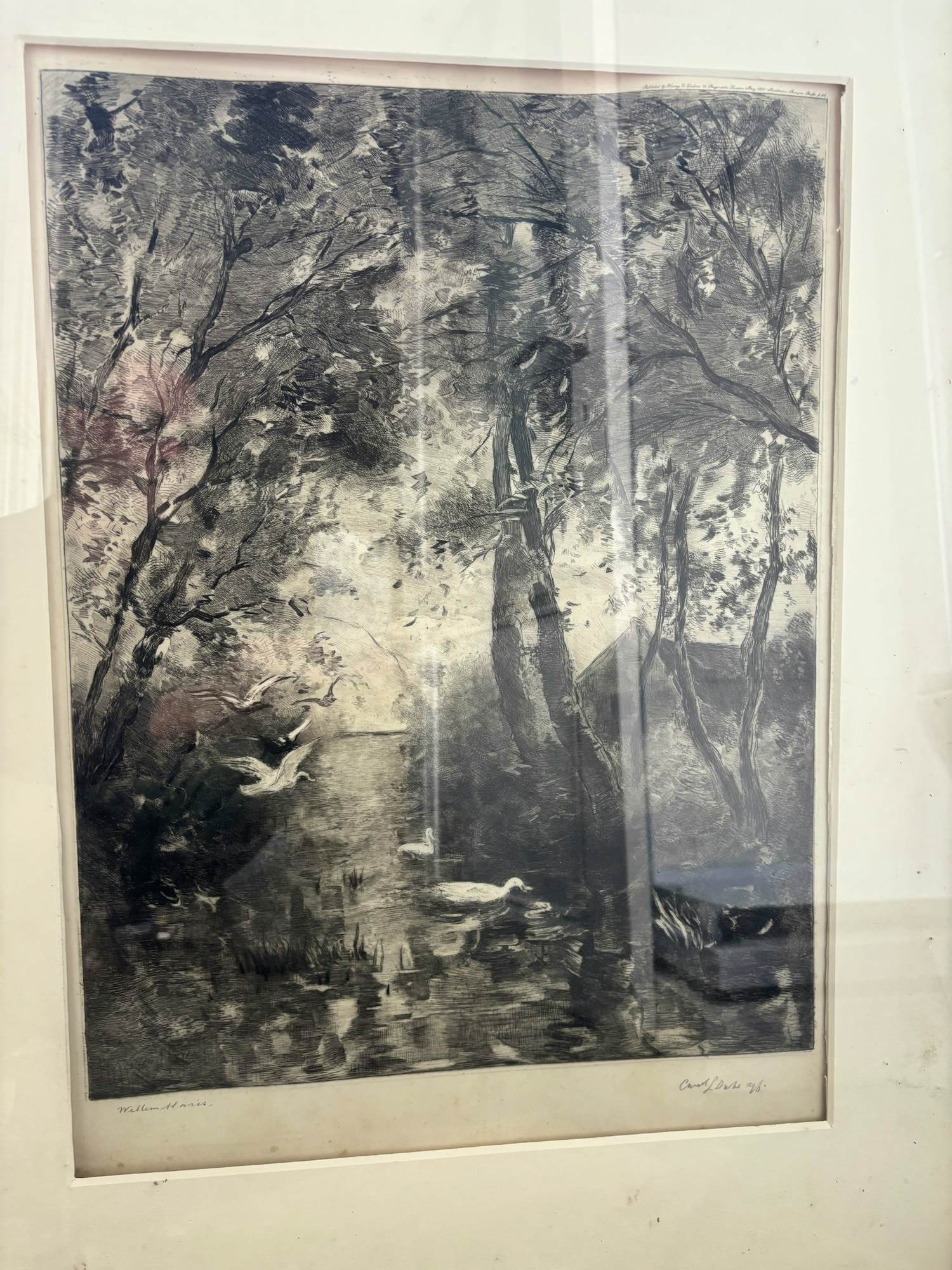 Buy C.L. Dake - Waterlandschap met eenden? Bid from 50!