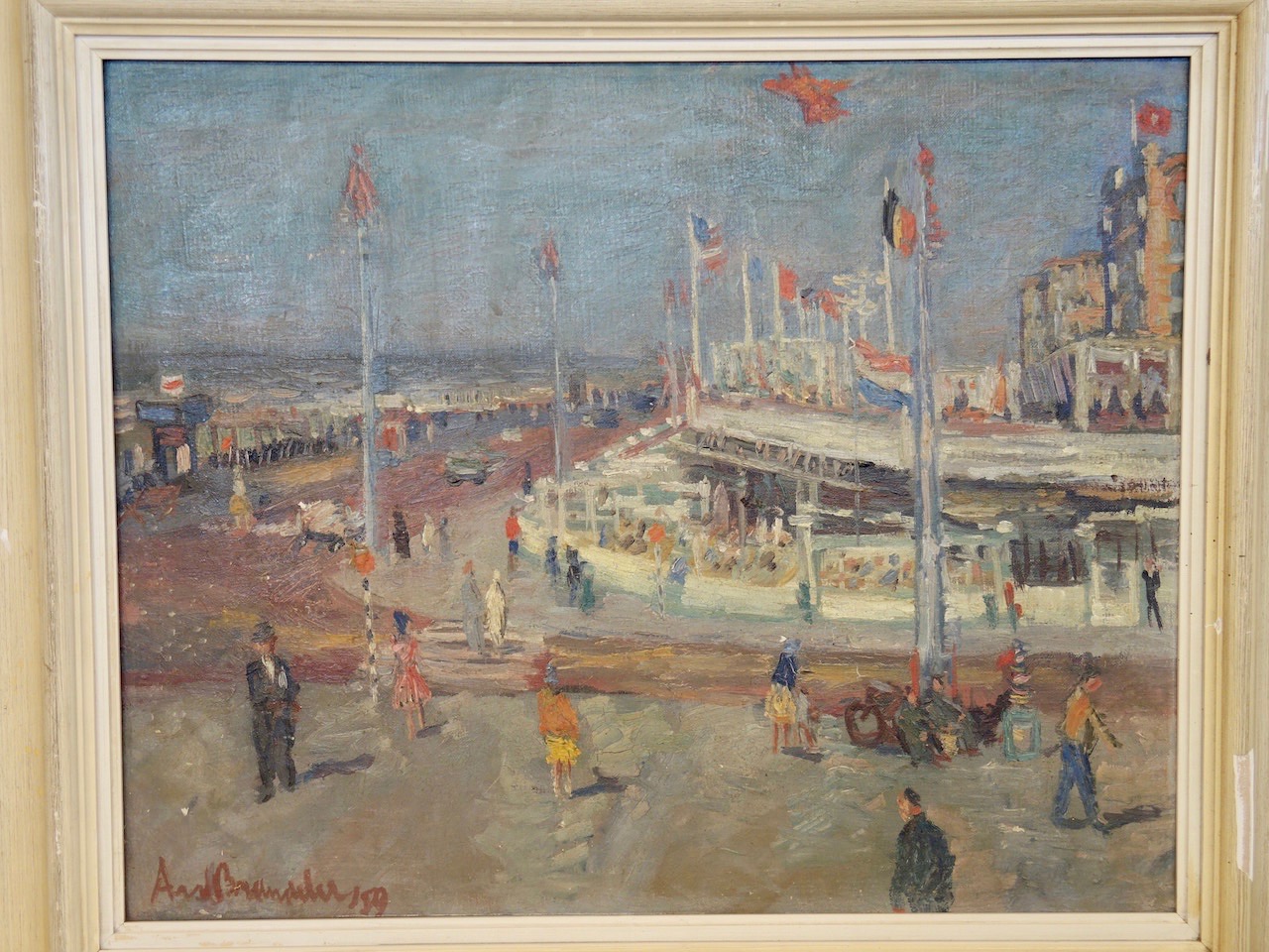 Agnes van den Brandeler - gezicht op Scheveningen verkocht voor € 500!