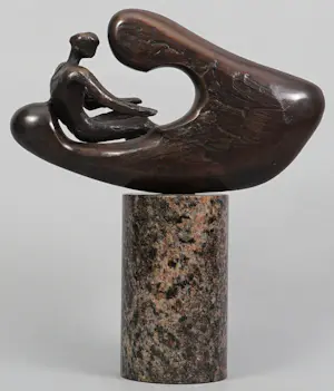 Jo Ramakers - Bronzen sculptuur: 'Harmonie' kopen? Bied vanaf 595!