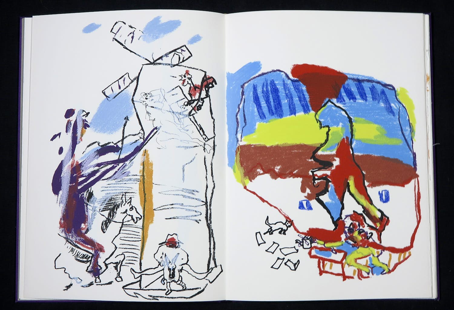 Pieter Defesche - Gesigneerd boek met zeefdrukken + gedichten van Hans van de Waarsenburg verkocht voor € 50!