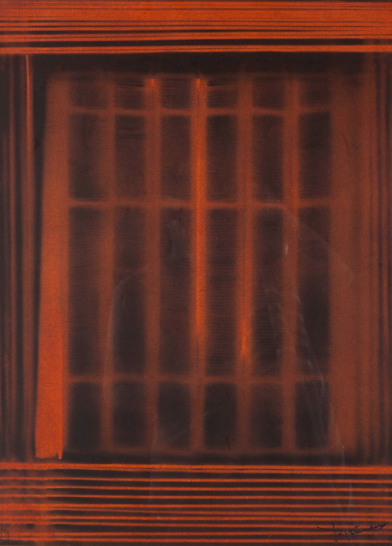 Jan van Griensven - De draaideur - Inkt op papier - Gesigneerd r.o. - BKR Eindhoven, 1977 kopen? Bied vanaf 10!