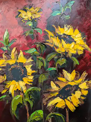 Gerardus Johannes Ernens - Zonnebloemen vendu pour 190€ !