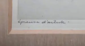 Dirk Harting - Duinlandscahp - Ets rond 1920 kopen? Bied vanaf 35!