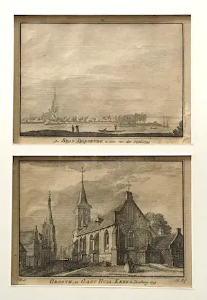AcheterHendrik Spilman - Gezicht op de stad Doesburg en Grote kerk en Gasthuiskerk te Doesburg? Enchérissez de 10!