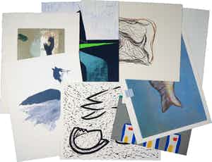 Pierre van Soest - Anne Semler, Taco Meeuwsen e.a., Gelderse Grafiekmap 1988 (8x grafiek) verkocht voor € 1!