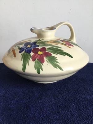 Potterie De Driehoek - Dicuskan met bloemmotief | Huizer bont kopen? Bied vanaf 65!