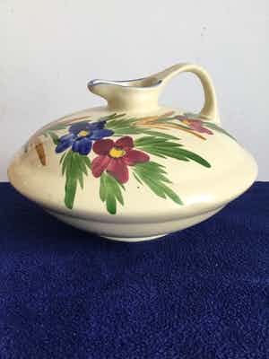Potterie De Driehoek - Dicuskan met bloemmotief | Huizer bont verkocht voor € 65!
