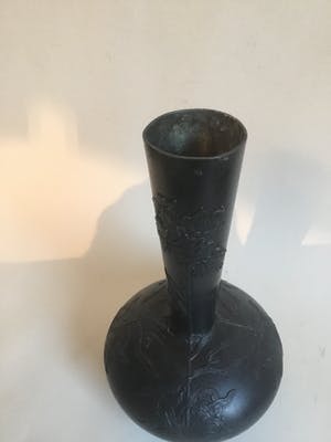 Curiosa - Tinnen vaas van Gambla Santessonska Tenngjuteriet kopen? Bied vanaf 1!