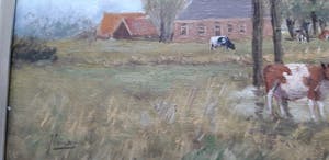 Jan Ernens - landschap met koeien. kopen? Bied vanaf 80!