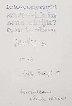 Aart Klein - Amsterdam Leidsestraat, gelatinezilverdruk kopen? Bied vanaf 395!