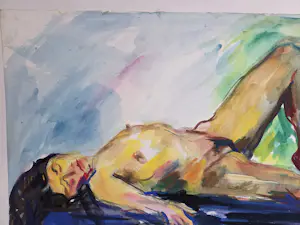 Bob ten Hoope - Liggend naakt. Annette. kopen? Bied vanaf 79!