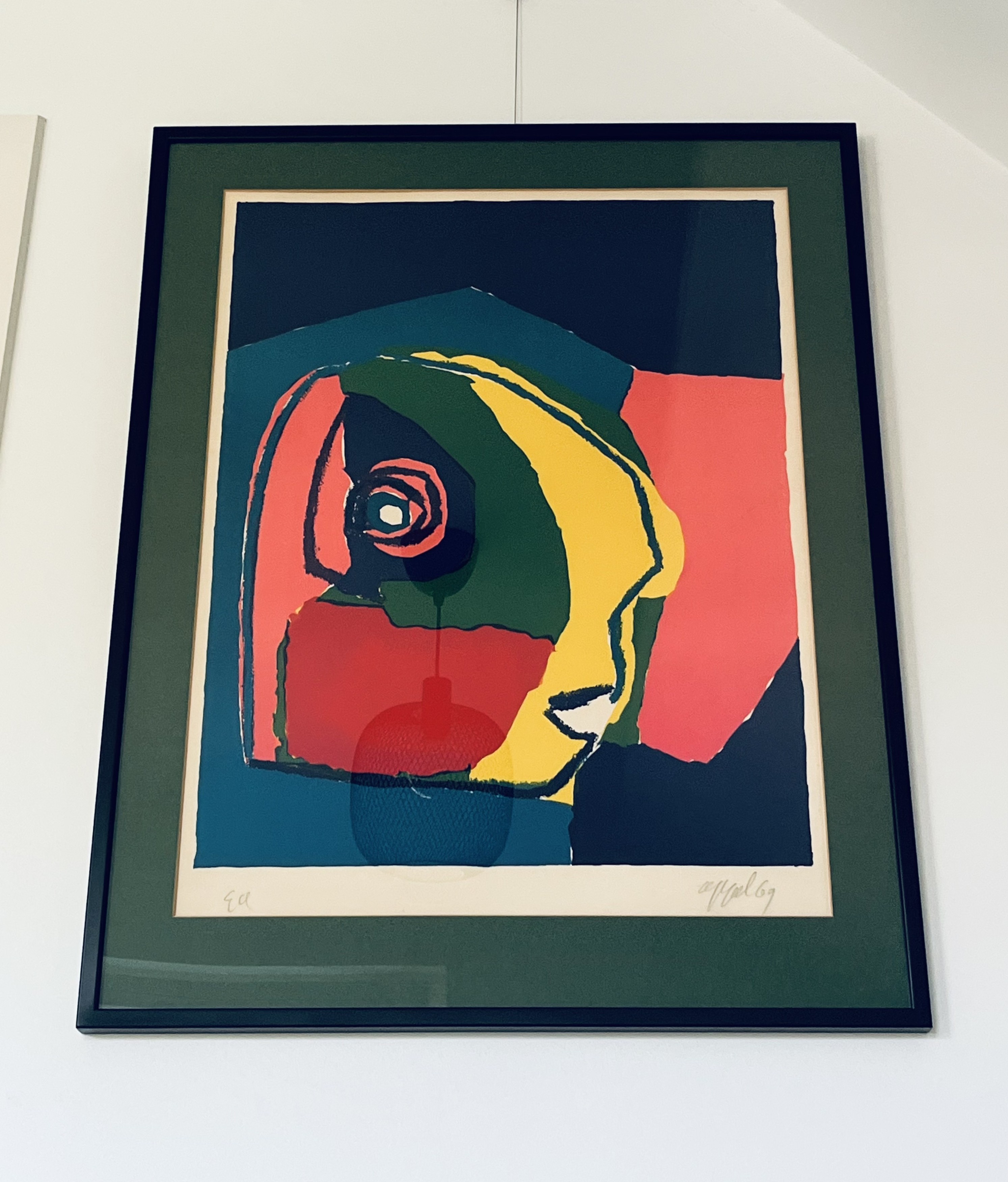 Karel Appel - Figuur compositie - EA - 1969 kopen? Bied vanaf 785!