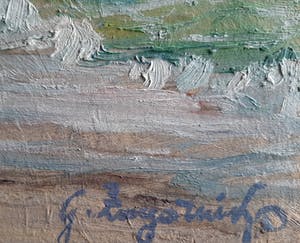 Niet of onleesbaar gesigneerd - luministisch kustgezicht kopen? Bied vanaf 1!