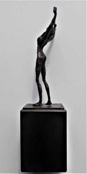 Brons (Onbekend) - Golf Speelster - Beeld kopen? Bied vanaf 20!