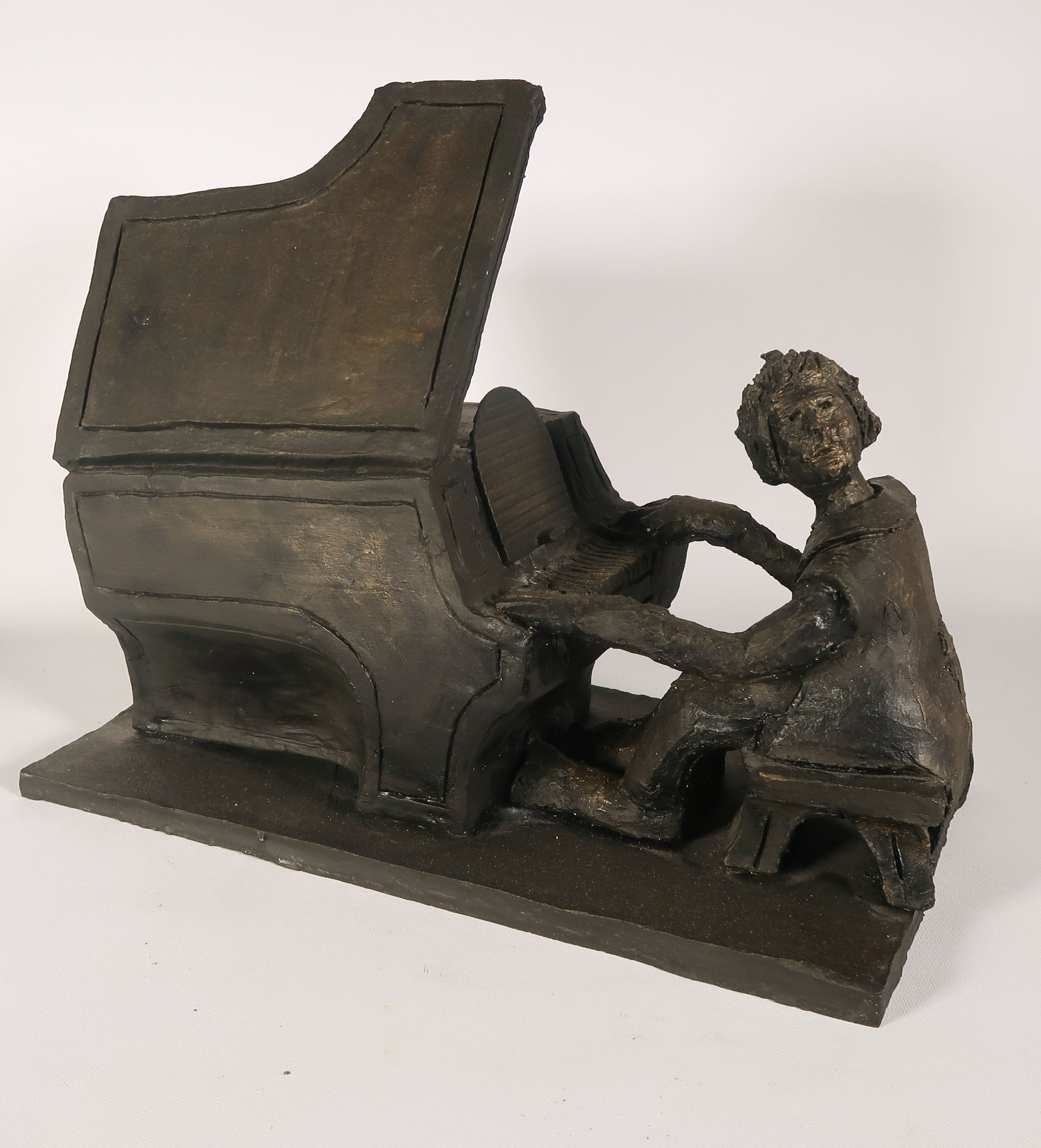 Toon Gielen - Beschilderd keramiek, Pianist kopen? Bied vanaf 1!