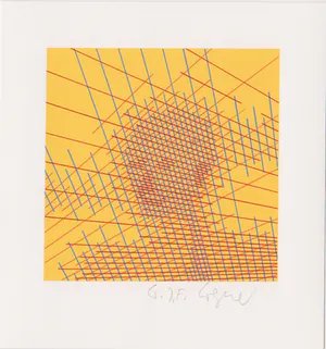 Willem F. Wagner - e.a: zes handgesigneerde zeefdrukken: Diverse composities kopen? Bied vanaf 1!
