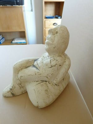 Sjer Jacobs - FIGUUR / SCULPTUUR KERAMIEK / H=28cm / SIG / UNIEK STUK kopen? Bied vanaf 90!