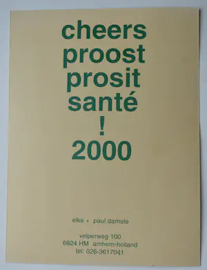 Christiaan Paul Damste - persoonlijke nieuwjaarswensen kopen? Bied vanaf 1!