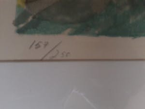 Carl-Henning Pedersen - litho, gesigneerd, genummerd en ingelijst kopen? Bied vanaf 325!