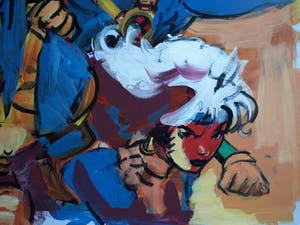 Peter Klashorst - Acrylverf op doek , “MARVEL” - GROOT – 2018 – 60 x 105 cm kopen? Bied vanaf 350!