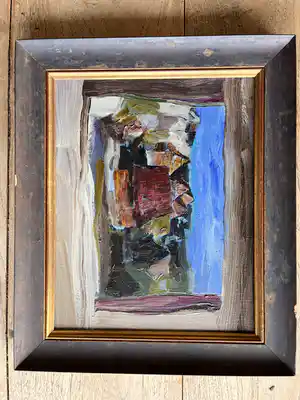 Maugosia Sycz - Olieverf schilderij uit 1994 verkocht voor € 1!