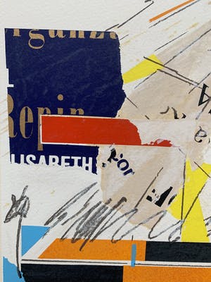 Sam Middleton - kleurenzeefdruk - 'Composition III' - 1997 kopen? Bied vanaf 70!