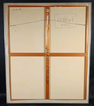 Nico Emons - Olieverf op doek, Diagonaal - Ingelijst (Groot) kopen? Bied vanaf 1!