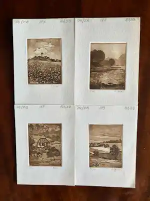 Giorgio Ferrari - 4 europese landschappen kaufen? Bieten Sie von 20!
