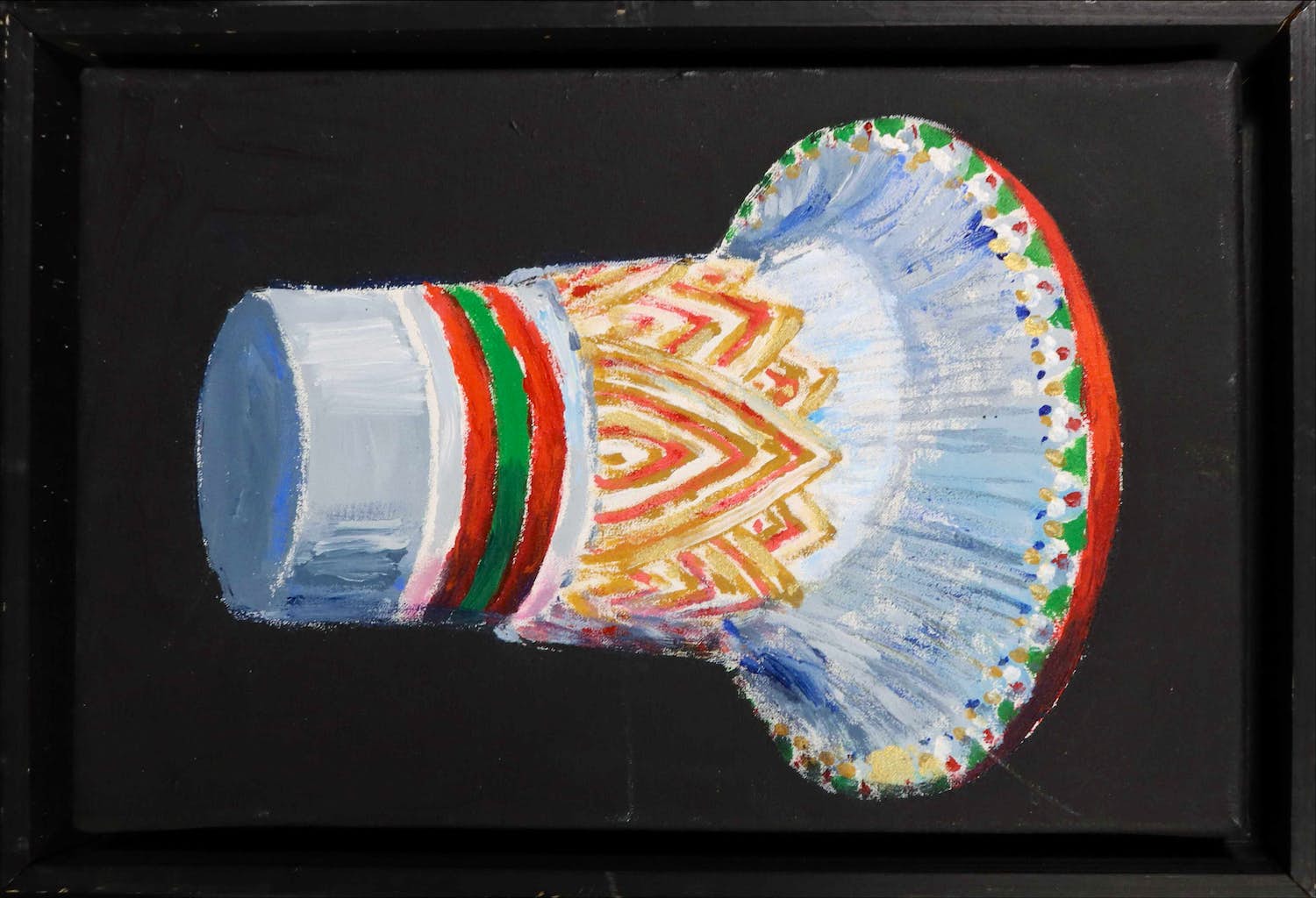 Maarten van Dreven - Acryl op doek, Shuttle verkocht voor € 50!