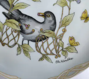 Hutschenreuther - Ole Winther - Borden vogels (2) kopen? Bied vanaf 20!