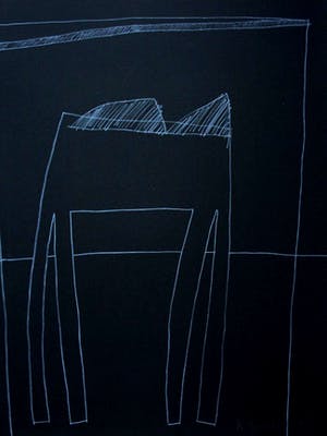 Klaas Gubbels - grote Litho: "tafel" - 1987 kopen? Bied vanaf 295!