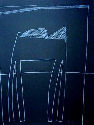 Klaas Gubbels - grote Litho: "tafel" - 1987 verkocht voor € 295!