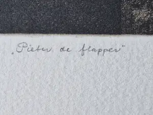 Hans Blanken - Sfeervolle nacht ETS "Pieter de Flapper" zeer kleine oplage (20) - potloodgesign kopen? Bied vanaf 141!