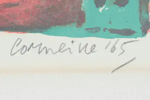 Corneille - "Été Incendiaire" - Zeldzame Antieke Litho uit 1965 kopen? Bied vanaf 599!