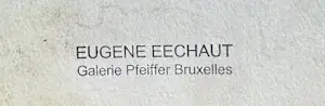 Eugène Eechaut - Wunderschönes Paar abstrakter Aquarelle / Ausstellung Galerie Pfeiffer Brüssel kopen? Bied vanaf 80!