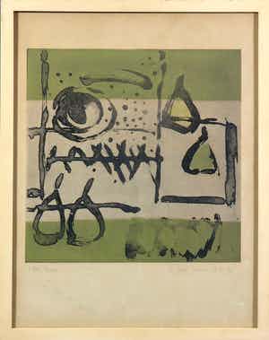 Greta Leuzinger - Ets, Zonder titel verkocht voor € 35!