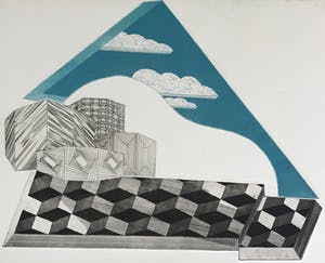 Michael Challenger - Mooie zeefdruk - Gesigneerd - 1967 - Artist Proof kopen? Bied vanaf 55!