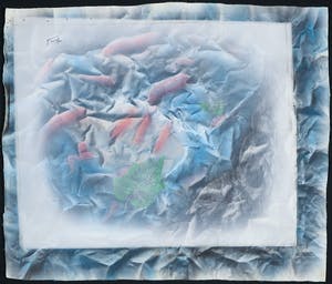 Vincent Mengin-Lecreult - Gemengde techniek op doek, Zonder titel kopen? Bied vanaf 1!