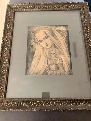 Jan Toorop - Maria aan zee (prachtig werk, 1924) verkauft für € 119!