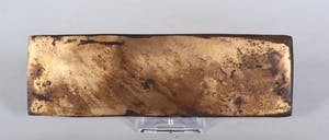 Brons (Onbekend) - Bronzen plaquette met Arabische/Farsi spreuk kopen? Bied vanaf 10!