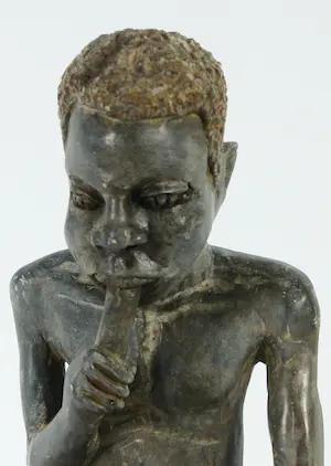 Niet of onleesbaar gesigneerd - Afrikaans stenen beeld kopen? Bied vanaf 1!