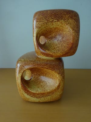 Bertoncello - Dubbele kubus keramisch object kopen? Bied vanaf 95!