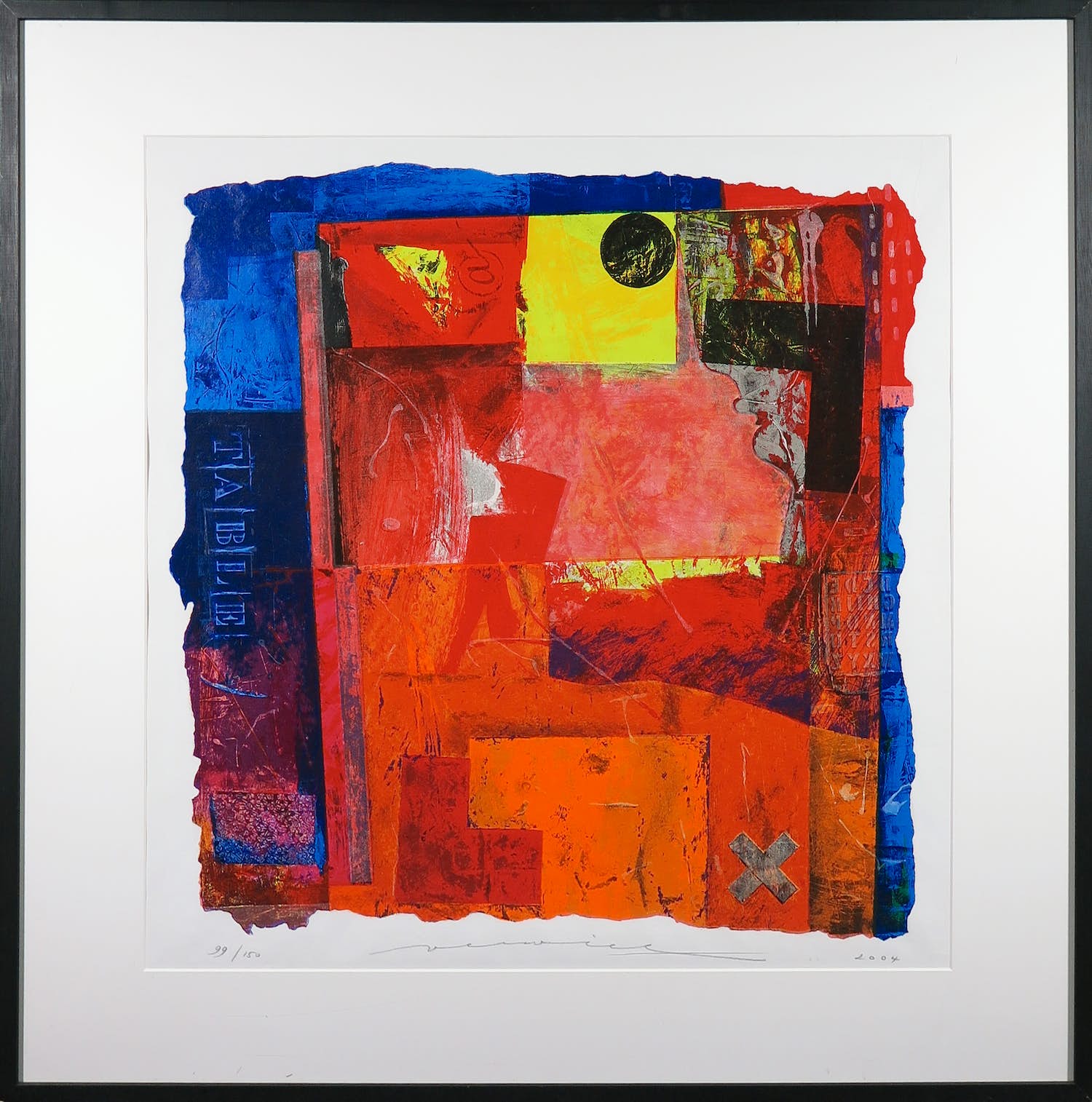 Jos Verwiel - Zeefdruk, Portokali - Ingelijst (Groot) kopen? Bied vanaf 1!