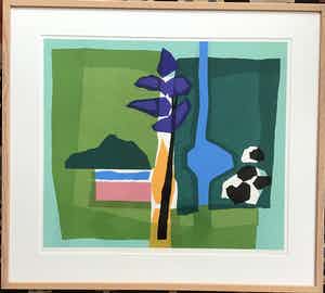 Gijs Keizer - Landschap in Utrecht, polder, gesigneerd en ingelijst verkocht voor € 55!