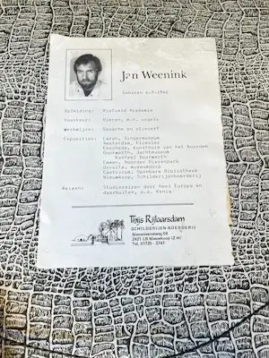 Jan Weenink - Gouache, Grutto - Ingelijst kopen? Bied vanaf 200!