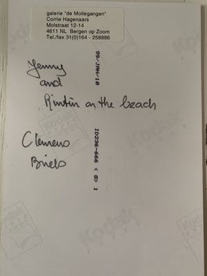 Clemens Briels - Jenny en Rintin on the Beach kopen? Bied vanaf 2250!