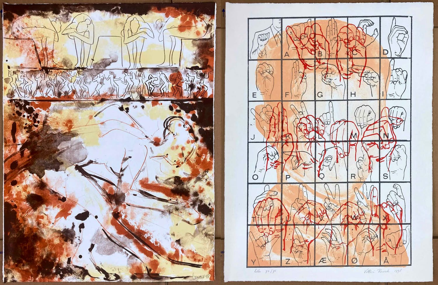 Vittorio Roerade - Dick Tasma, Twee litho's kopen? Bied vanaf 1!