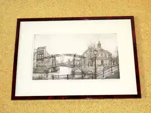 Jan van Rijsewijk - Grafiek - Stadsgezicht verkocht voor € 50!