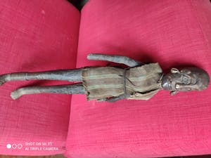 Dogon - houten POP, aangekleed kopen? Bied vanaf 1!